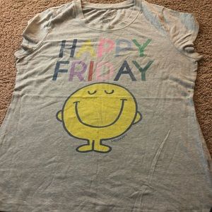 Little miss/mr happy graphic tees
